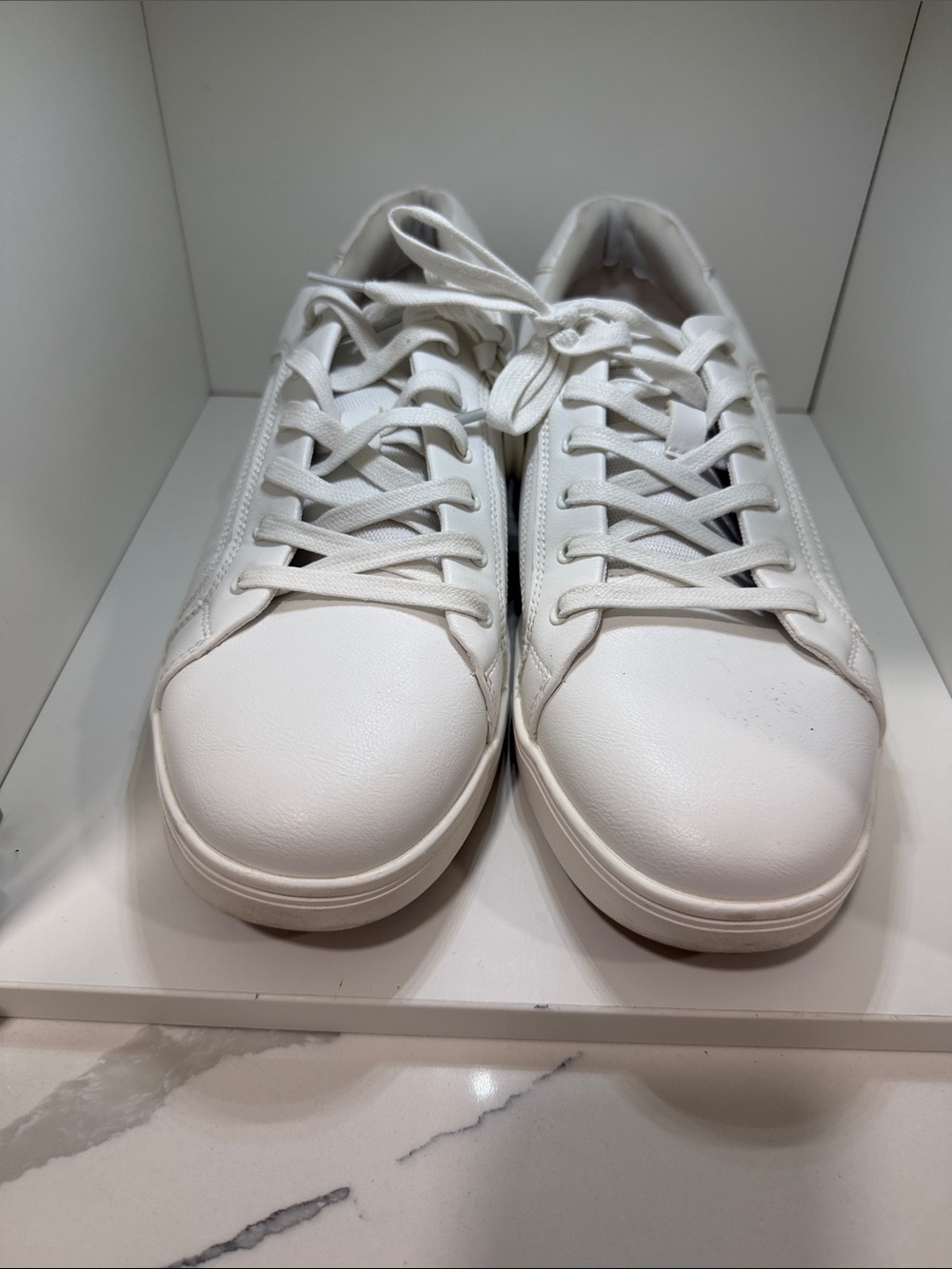 Classic Bruno Marc Men's White Athletic Sneakers